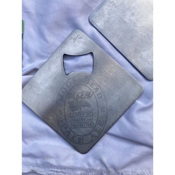 Lot of 22 Moosehead Bottle Openers - Credit Card & Coaster Openers Vintage - Picture 11 of 12